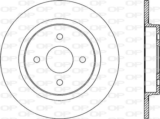 OPEN PARTS Тормозной диск BDA2346.10